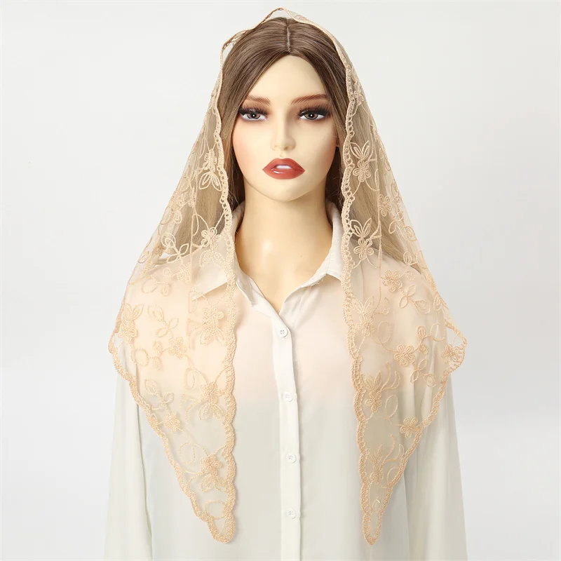 2024 Women Hijab Wrap Shawl Flower Lace Scarf Scarves Lady Fashion Wedding Headscarves Female Spring Summer Lady Accessories