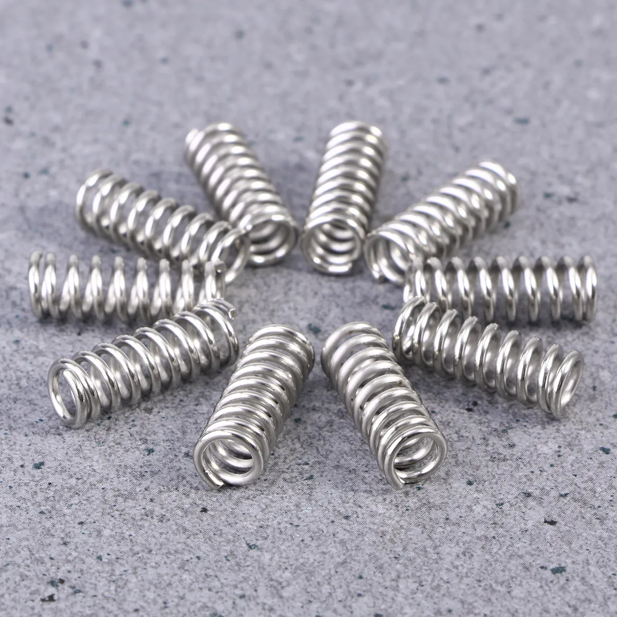 

20Pcs Premium Nickel Plated Compression Spring for 3D Printer Extruder Replacement Heavy Duty Hardware for Heated Bed Stability