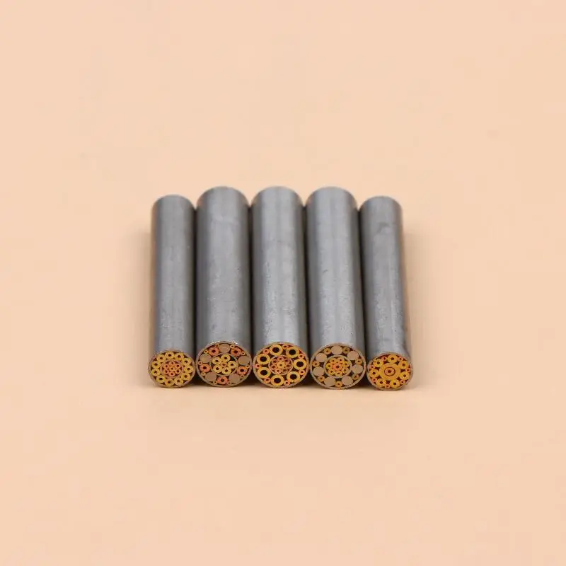 Brass Mosaic Pin Rivets 5/6mm Rust-proof Fastening Hardware for Custom Knife Handle Patch Installation