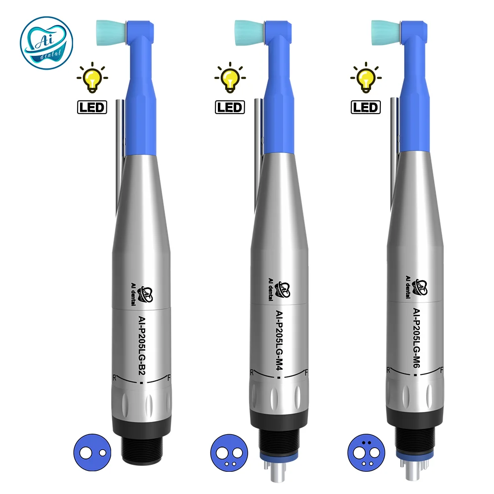

AI-P205LG External Water Spray E-Type Air Motor Low Speed Dental Handpiece Teeth Prophy Surgical Tools