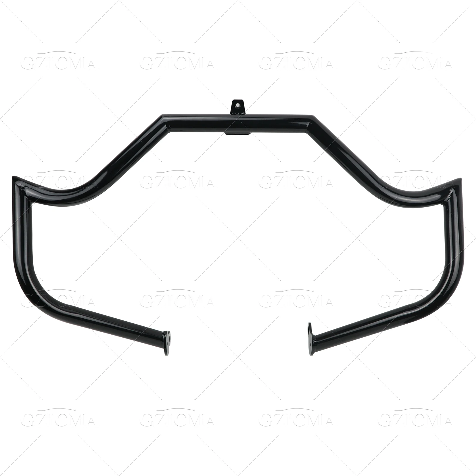 

GZICMA Motorcycle Front Engine Guard One-Piece Crash Bar for Harley Touring 2009-later Road Glide Street Glide Road King