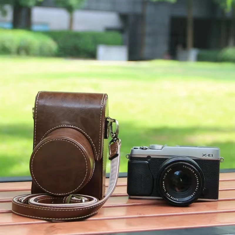 후지 필름 후지 XA2 XA3 XA5 XA7 XA10 XA20 카메라 가방 스킨, 풀 바디 정밀 맞춤 PU 가죽 디지털 카메라 케이스 가방 박스 커버