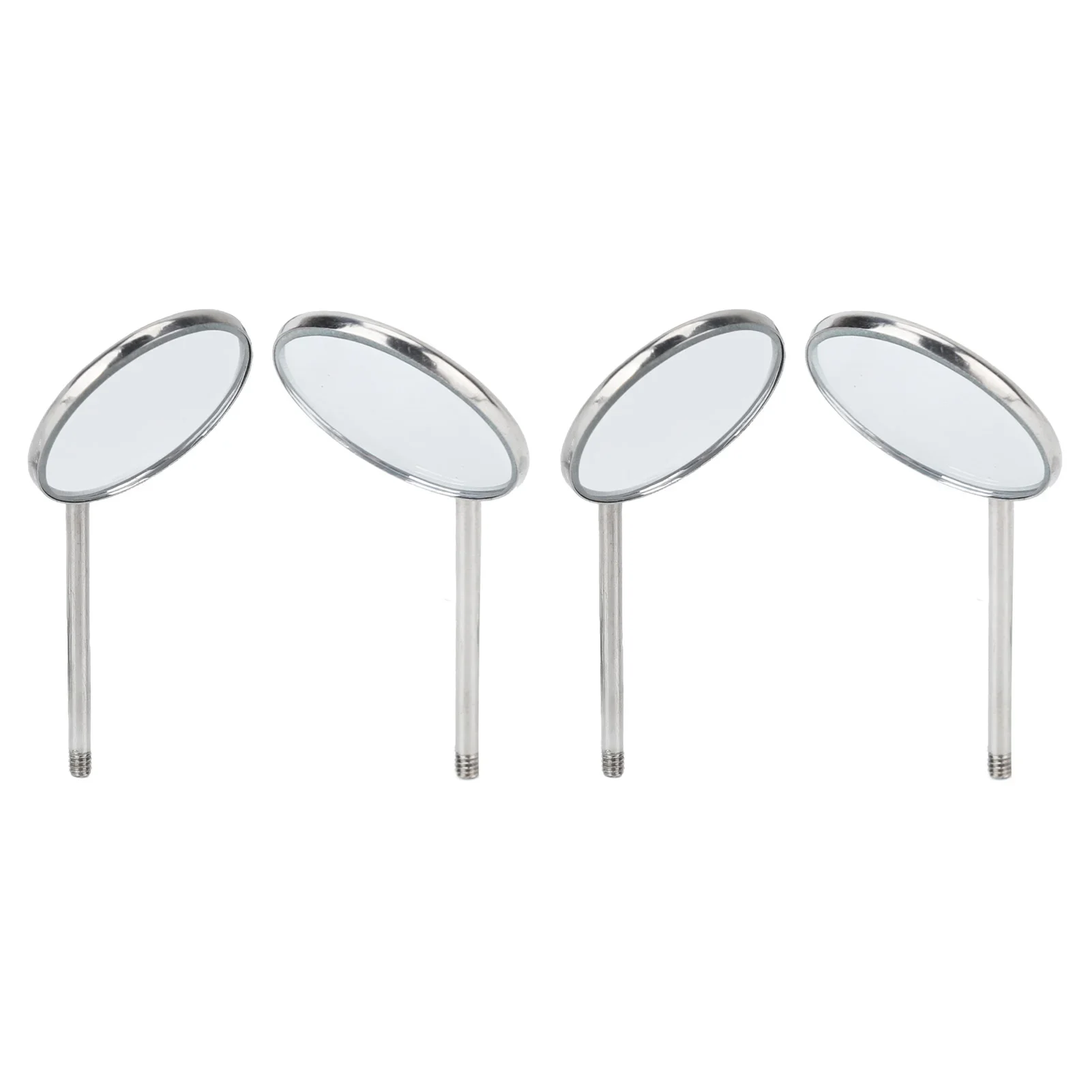 5/10 قطعة الأسنان الفولاذ المقاوم للصدأ الأسنان الفم مرآة 4/5 مكافحة الضباب الجبهة سطح طب الأسنان المرايا عالية الجودة معدات طبيب الأسنان