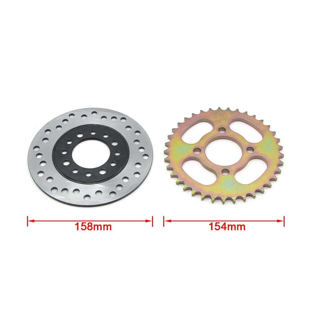 Complete 610mm Rear Axle With Brake Assembly For DIY 49cc 50cc 70cc 90cc 110cc Gas Electric Kids ATV Go Kart Quad Buggy Parts - view 5