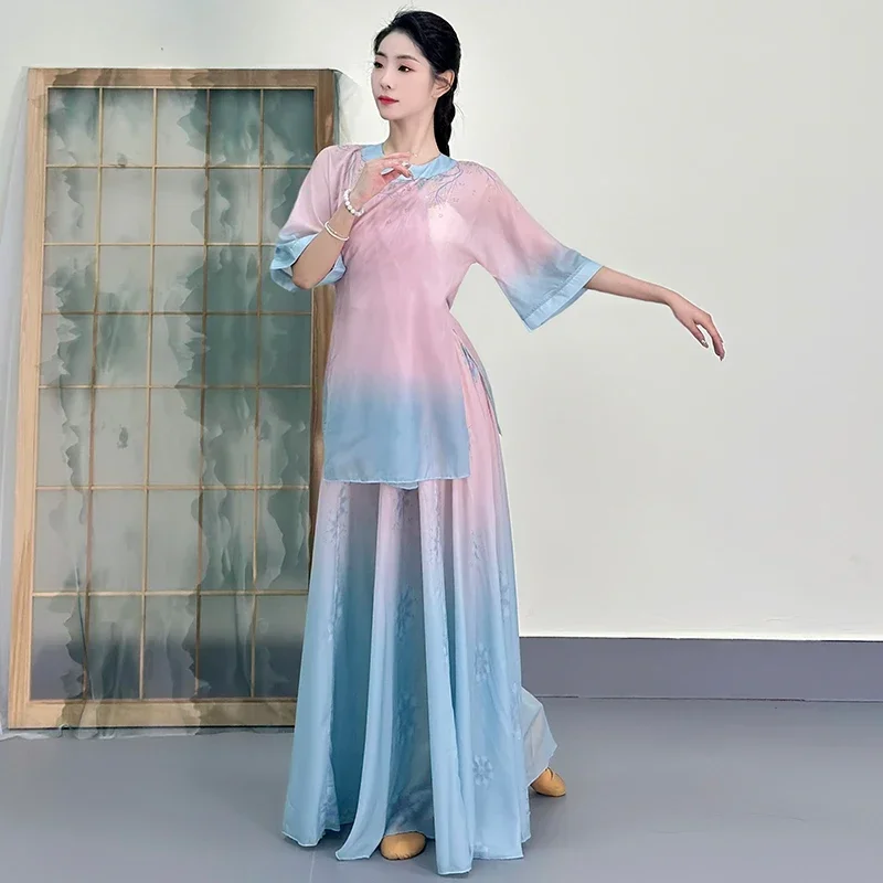 

Classical dance costumes, national style dance costumes, new Chinese fairy gas swing skirts, performance costumes, sets