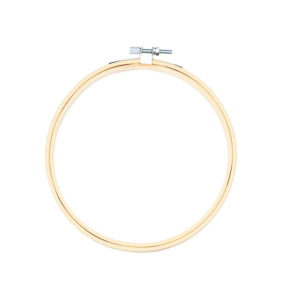 Fashion Diy Handmade Round Loop Cross Stitch Frame Embroidery Hoop Sewing Tools
