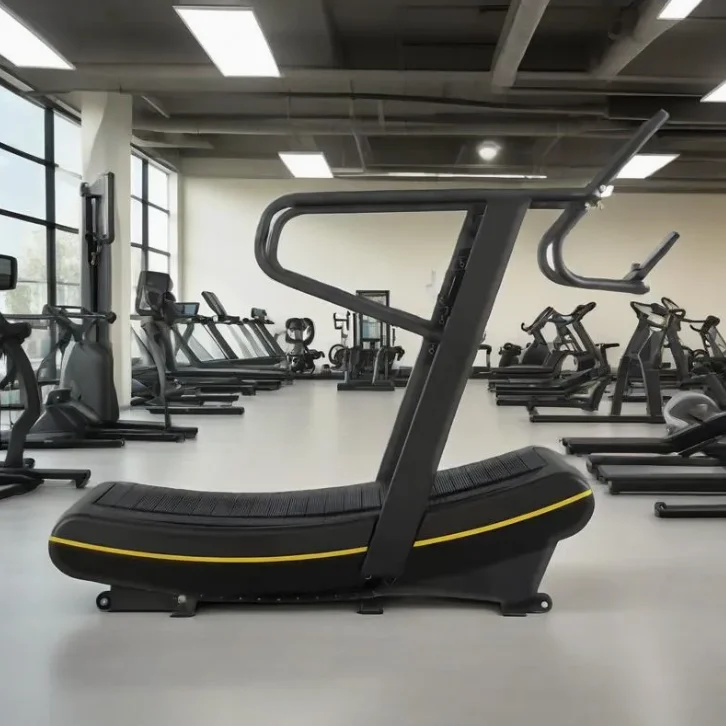 Professional Manual Curve Treadmill - Self-Powered Inclined Running Belt for High-Intensity Endurance and Fat Burn