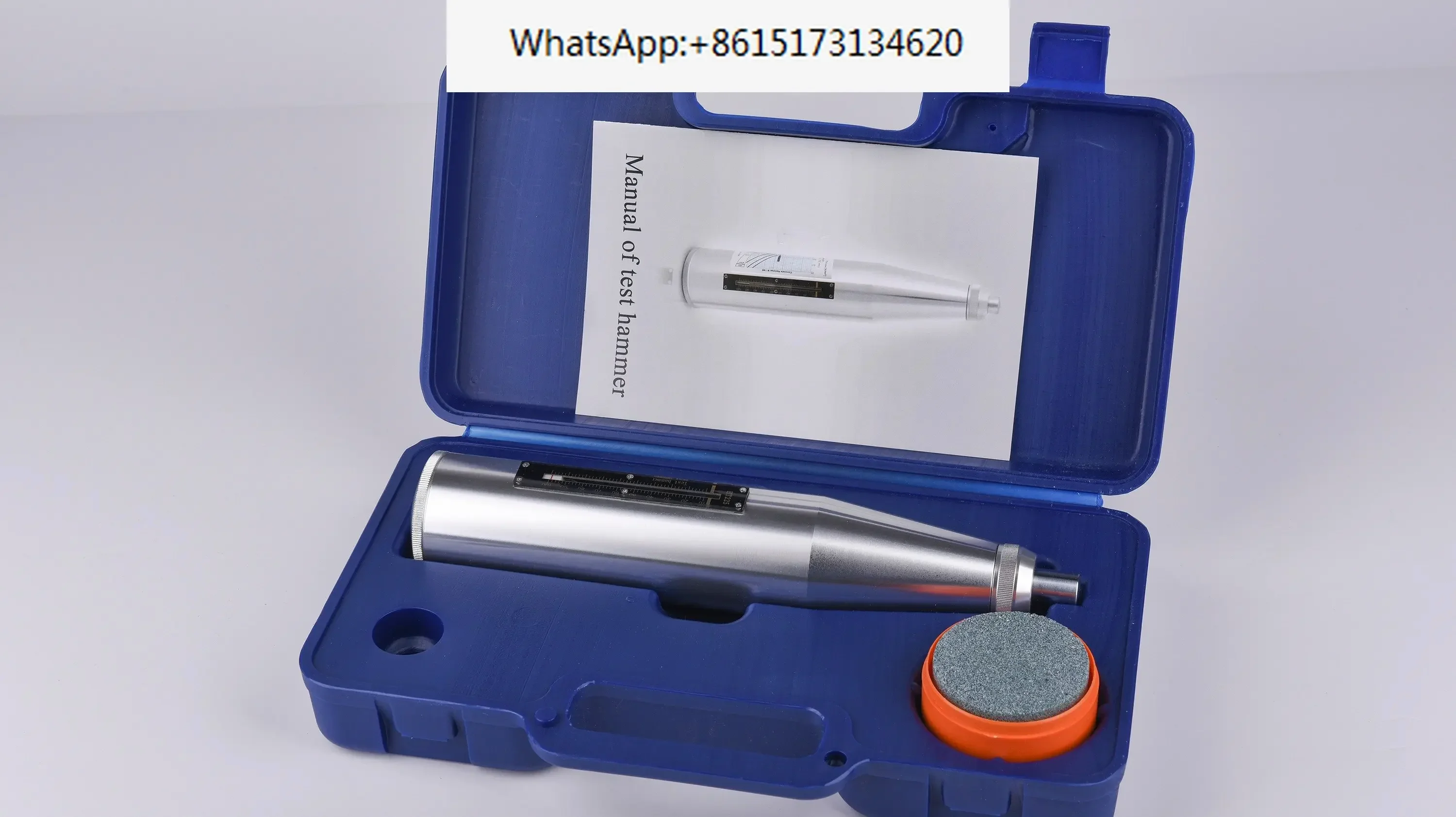 Martillo de prueba de hormigón Taijia, martillo de rebote, esclerómetro para instrumentos de medición, martillo de prueba de hormigón digital para ingeniería civil
