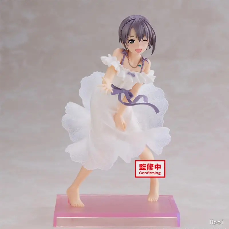 الأصلي بانداي بانبريستو The Idolm Ster سندريلا الفتيات العاطفية عدسة يوكي Okuura أنيمي عمل أرقام نموذج 14 سنتيمتر لطيف الشكل