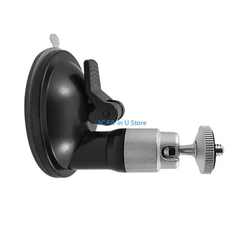 G8TA Suction Cup Mount 1/4 Inch Screw Plastic for Action Cameras on Car Windshields