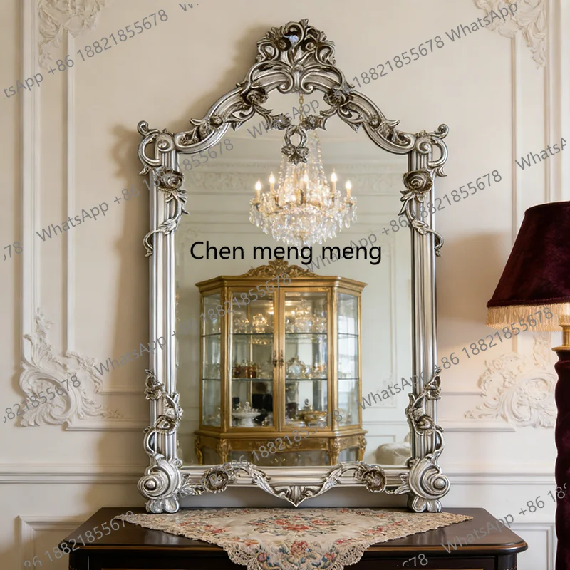 b567 French retro makeup mirror American desktop vanity mirror European bathroom bathroom mirror