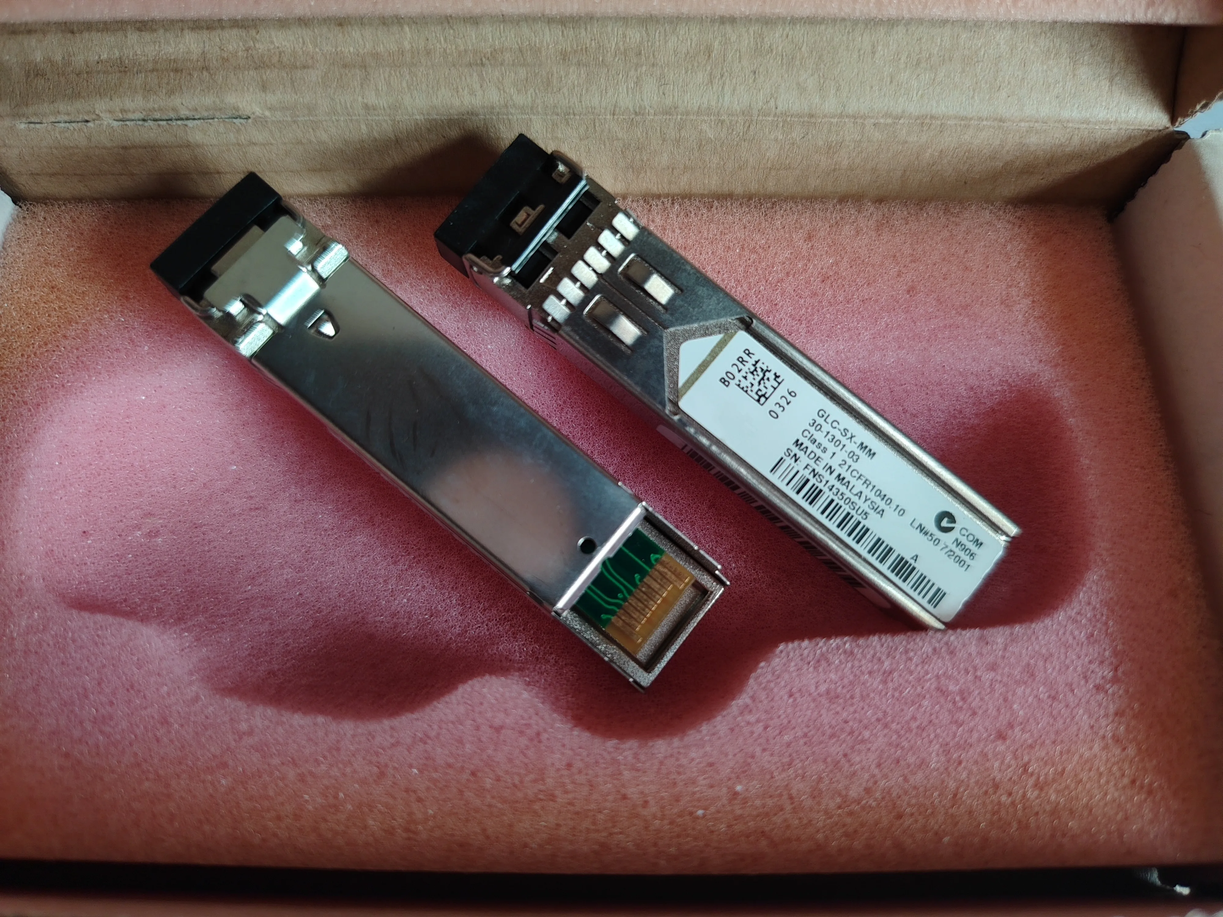 1.25GB SFP Transceiver GLC-SX-MM 30-1301-03 1.25 Gb/s 1000Base-SX Ethernet 550M 1.25G Optical Network Module