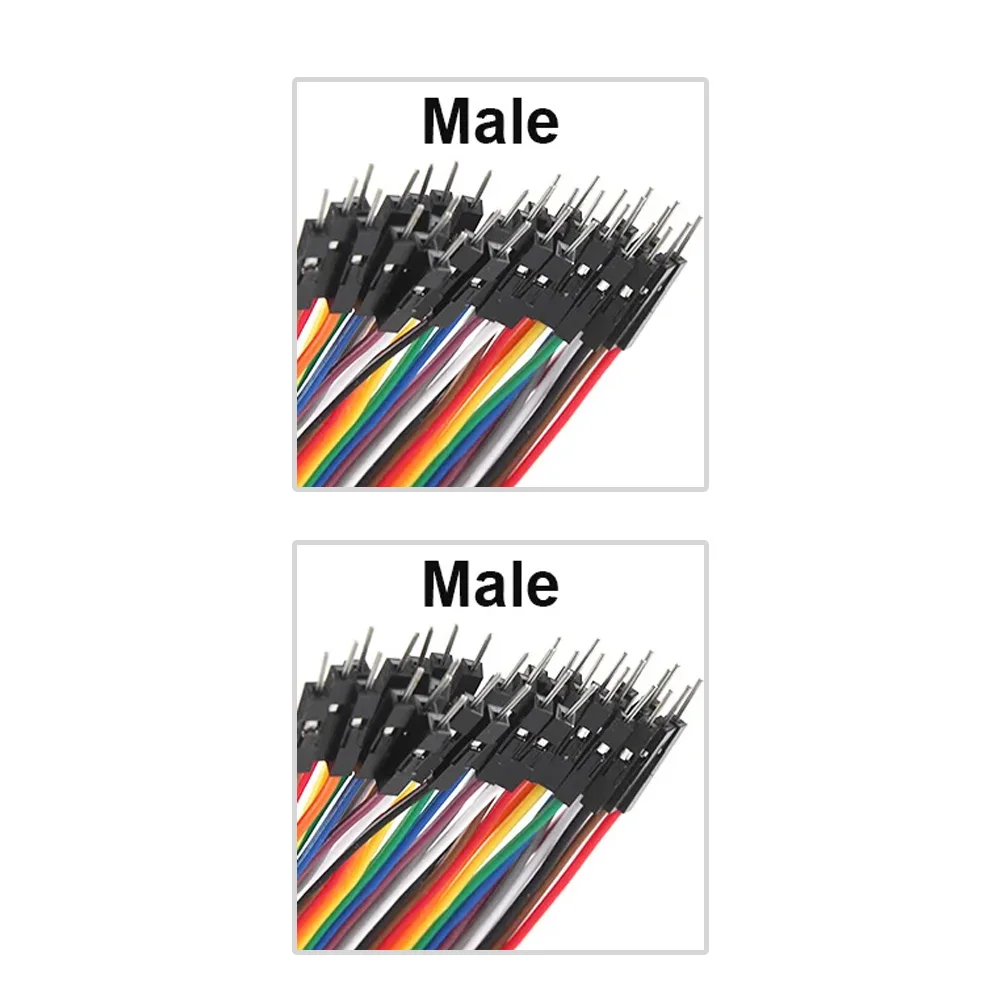 10/20/40PIN Kabel Dupont Lijn 10 cm 20 cm 30 cm Man op Man Vrouw tot Vrouw Man-vrouw Jumper Dupont Draad Kabel Voor PCB DIY
