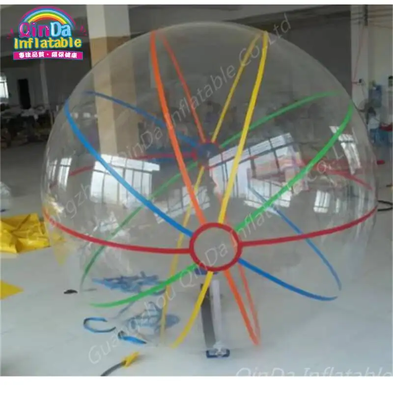 ลูกบอลลอยน้ำลายฟองสบู่, ลูกบอลน้ำแบบเป่าลม, ลูกบอลหมุนได้, ลูกบอลพลาสติกสำหรับเดินบนน้ำ