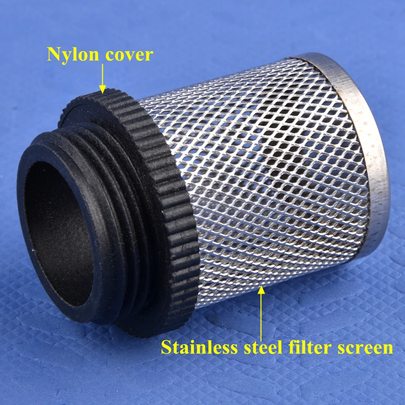 304 Stainless Steel Filter Screen 1/2\'\'~2\'\' Aquarium Fish Tank Water Pump Filter Screen Garden Irrigation Pump Water Pipe Filter