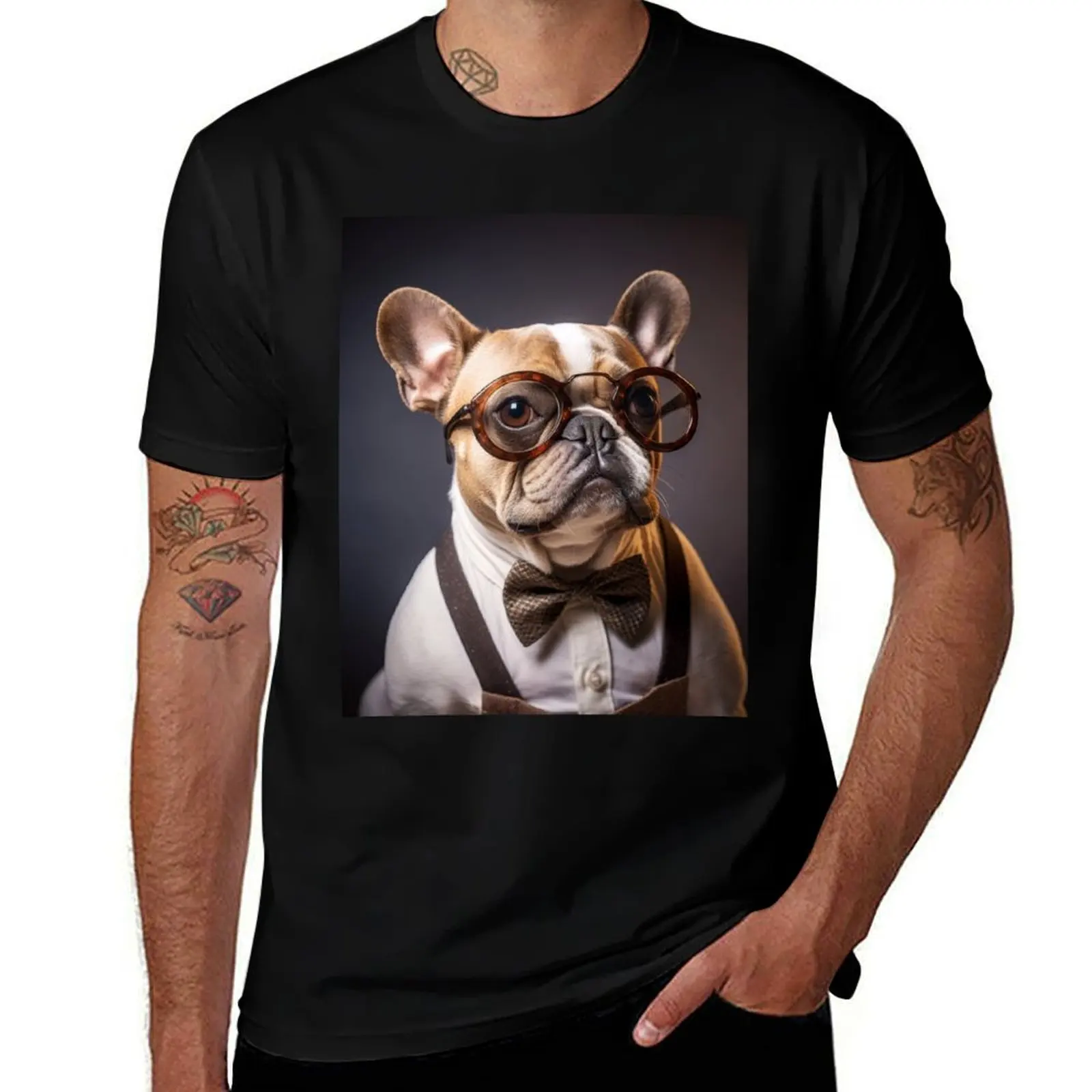 

Mr Bulldog T-Shirt t shirts for man cotton funny man t shirts for men