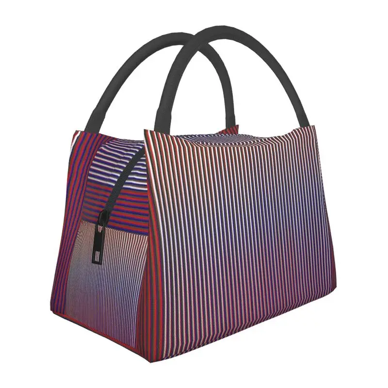 

Carlos Cruz Diez Insulated Lunch Bag for Women Leakproof Phisichromie Cooler Thermal Bento Box Work Picnic