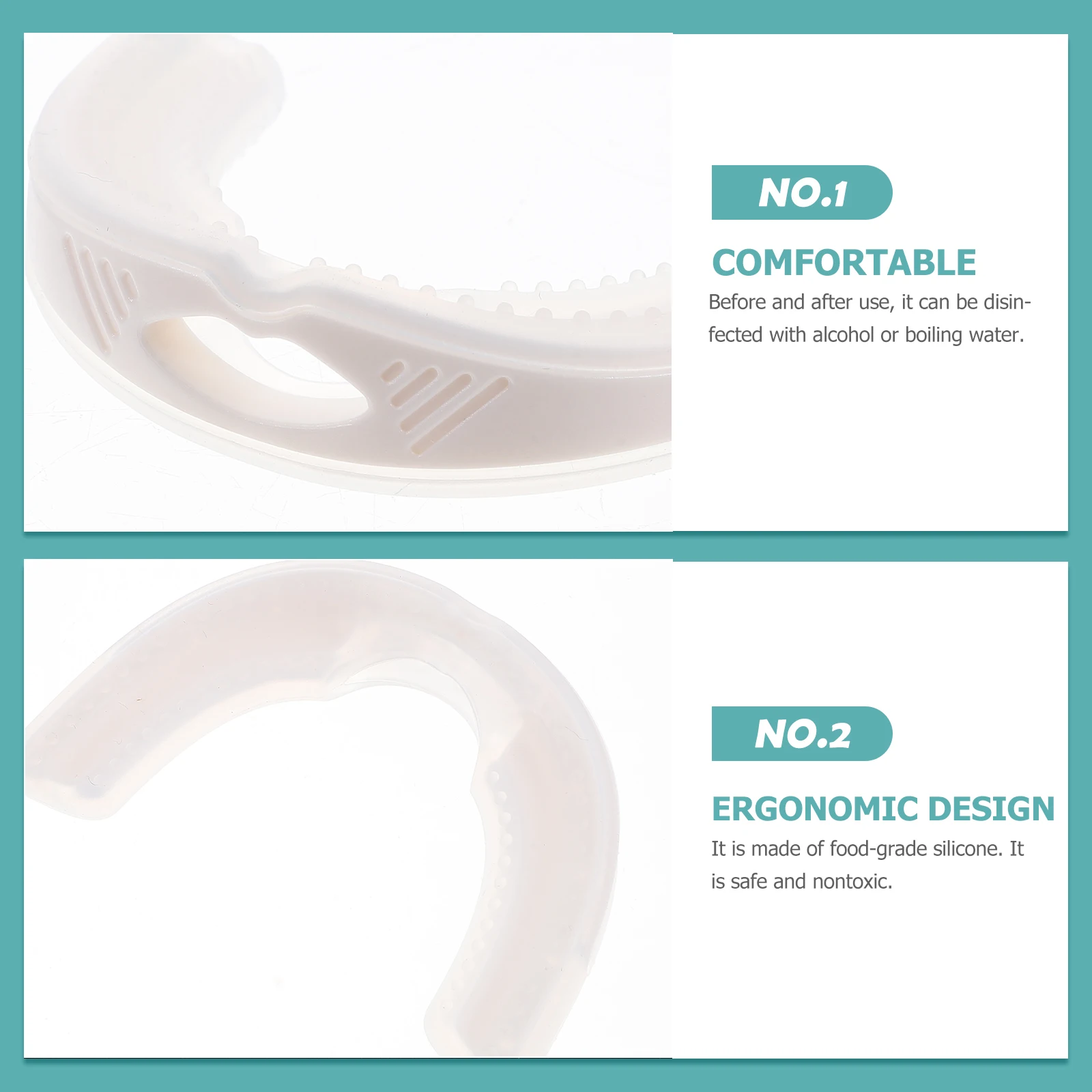 

Капа для взрослых, белая пищевая силиконовая защита, эргономичный дизайн, защита от бруксизма, устройство для остановки храпа, шлифовка зубов