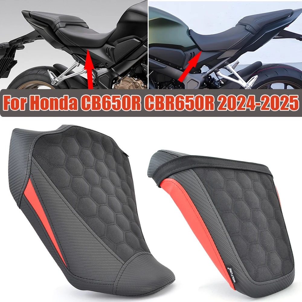 Per Honda CB650R CBR650R Sedile del motociclo Anteriore Rider Passeggero posteriore Cuscino del sedile singolo CB CBR 650R 2024 2025