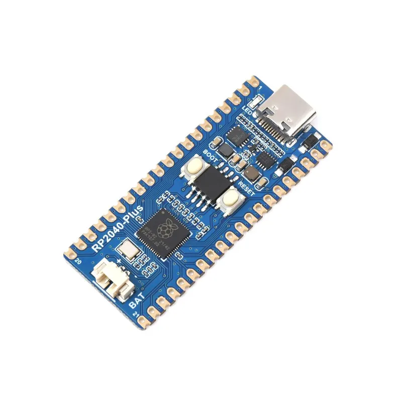 

RP2040-Plus, A Low-Cost, High-Performance Pico-Like MCU Board Based On Raspberry Pi Microcontroller RP2040