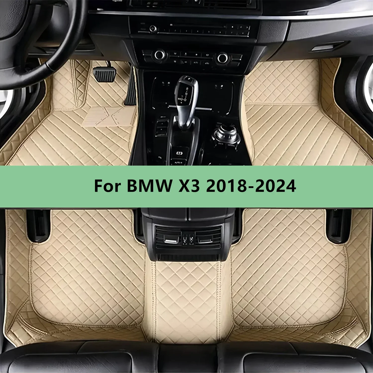 

Custom Car Floor Mats For BMW X3 2018-2024 Car Floor Mats For Men Women Car Accessories