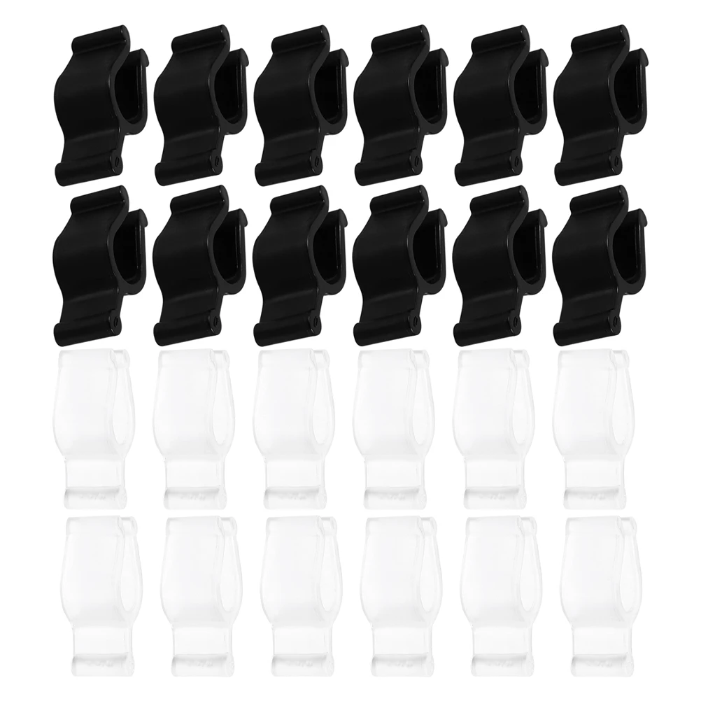 

60pcs Pump Clips Plastic PP Buckle for Cleansing Oil Dispenser Collar Makeup Remover Lock Travel Leakproof