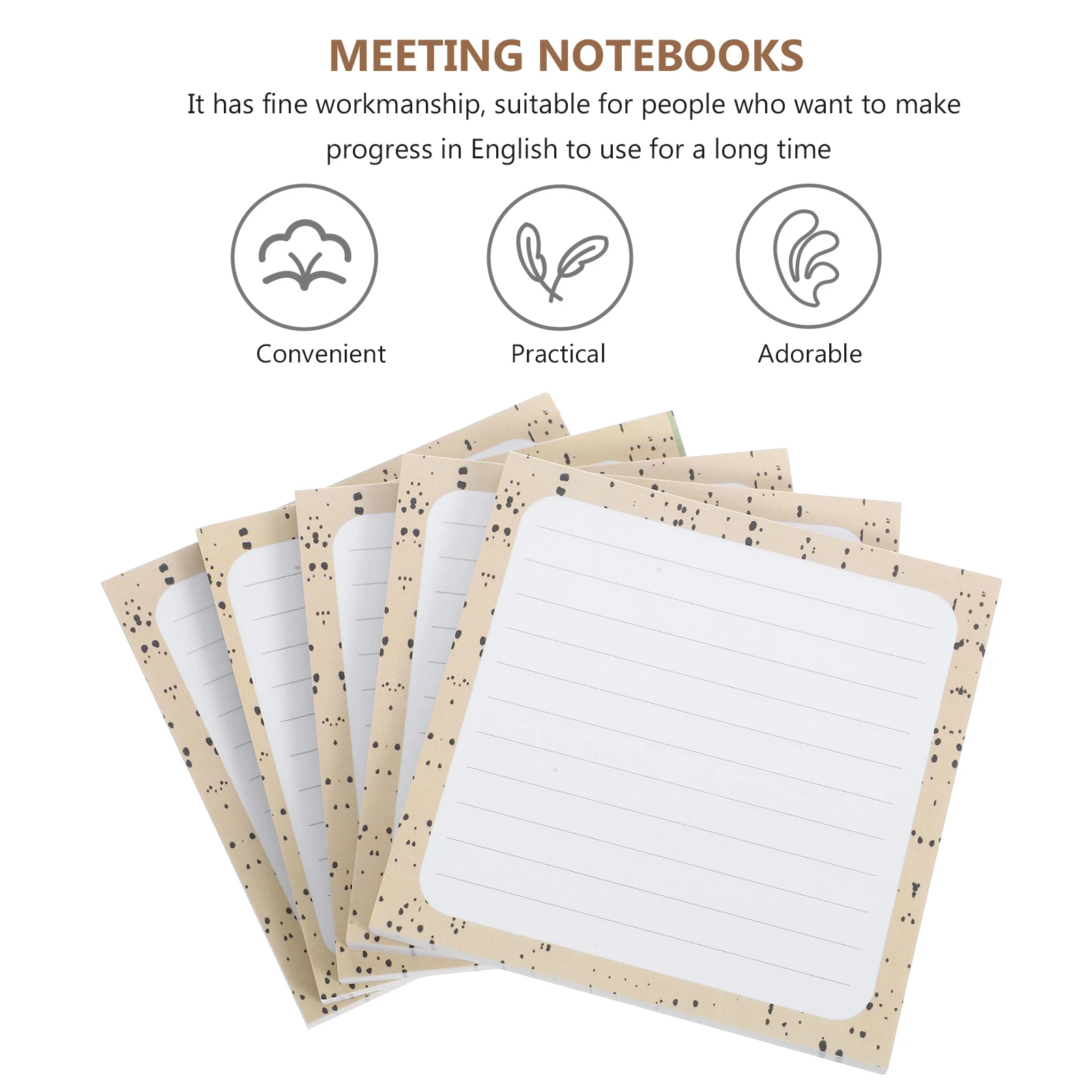 Memo Notepad Index Notepads For Writing Office Study Speech Cards Record Notebooks Smooth Paper Convenient Blank Cards