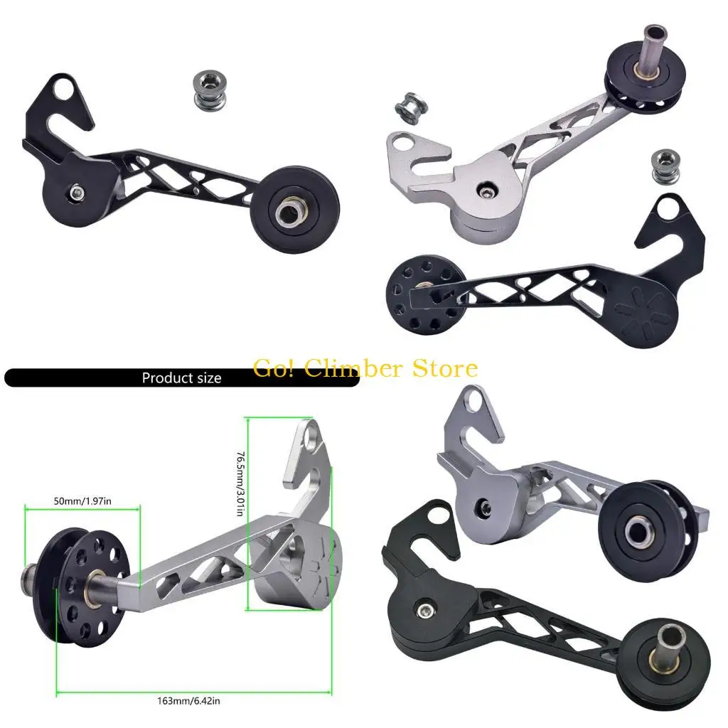 

Q84C Mountain Bike Chain Tensioner Guide Replacement Aluminum Alloy Folding Bicycles Chain Stabilizer Cycling Chain Tensioner