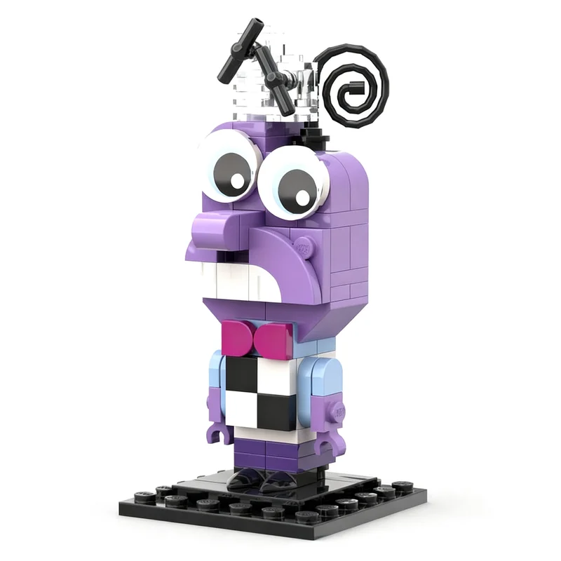 

162PCS MOC Creative Model Fear Inside Out Building Blocks DIY Assembly Building Blocks Display Gift Collectible Set Home Decor