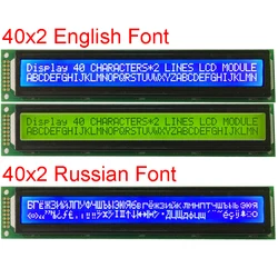 LCD Display 40x2 402A 4002A Russian Cyrillic English Font I2C Module LC4021 instead of LMB402C PC4002-B TM402C WH4002A AC402A