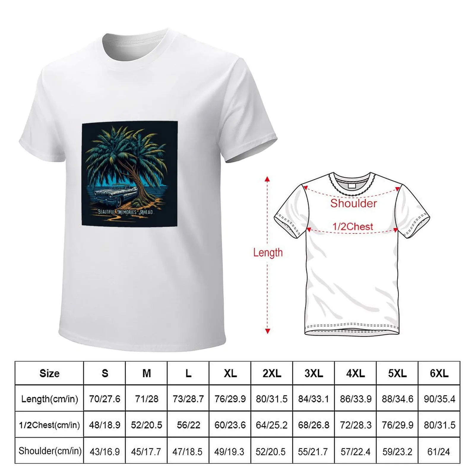 Beautiful memories ahead T-Shirt boys whites customizeds plus size tops blanks t shirt for men