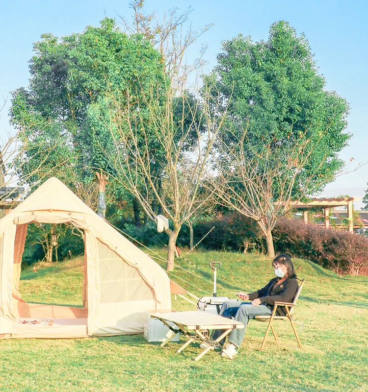 インフレータブルエアチューブテント屋外キャンプグランピングキ - Camping Zelt Outdoor のレビューと価格