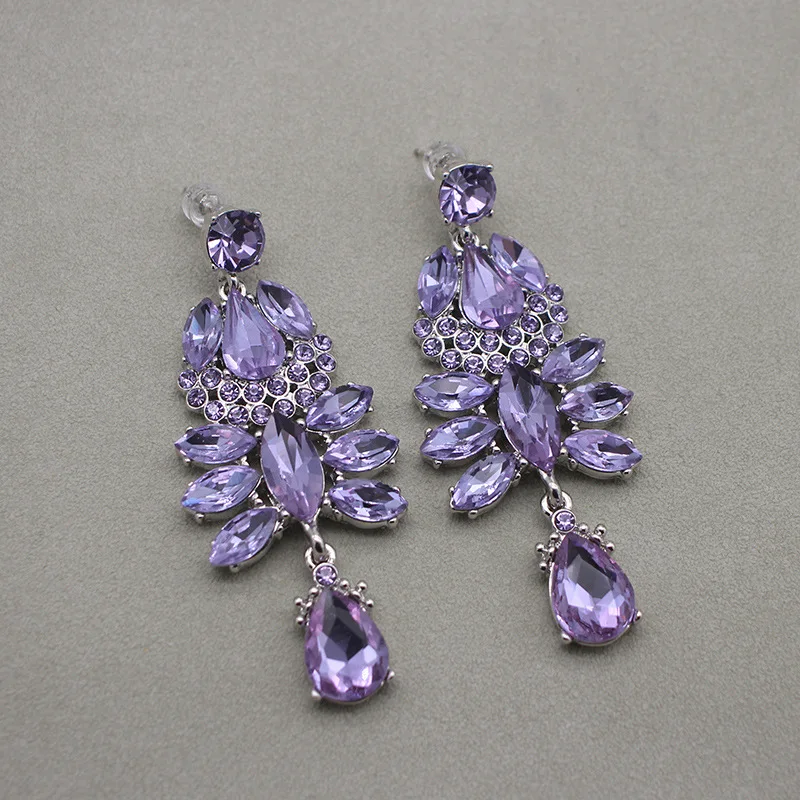 Exaggerated Jewelry Heavy Industry Rhinestone Earrings Jewelry Small Medieval Accessories