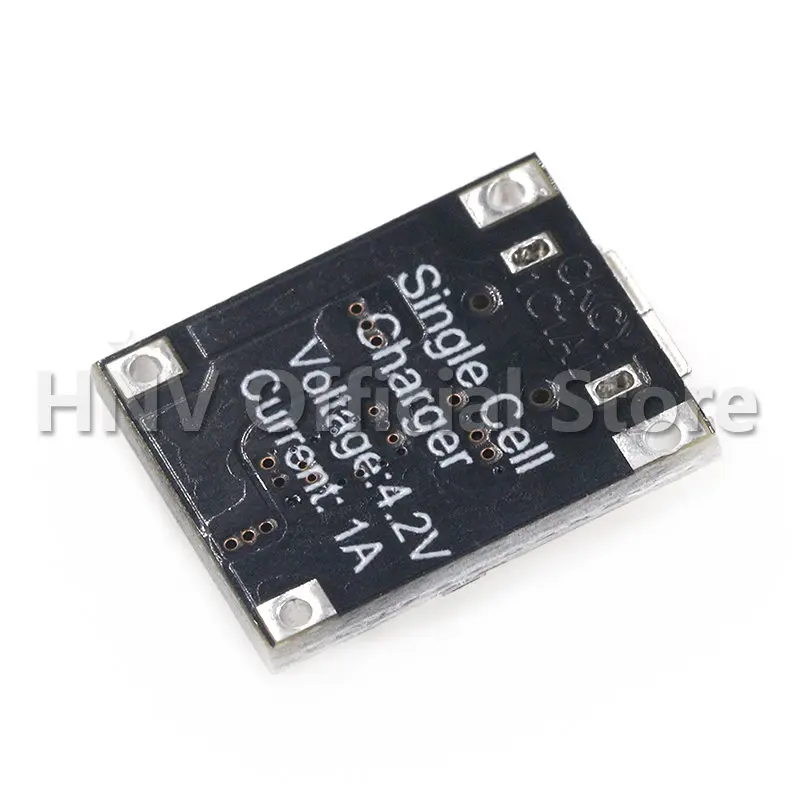 10Pcs Single Cell Lithium Batterij Opladen Lader Module 1A 5V-6V 4.2V TC4056 TC4056A Micro usb Voeding Board TP4056