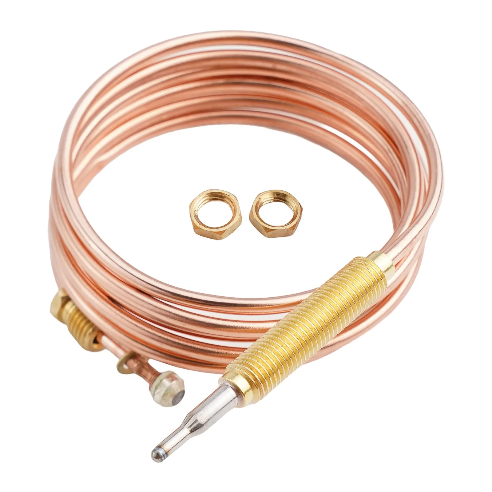 M8 Thermocouple Common Thread Probe 600/900/1200/1500mm For Gas Burners Fireplaces BBQ Heating Equipment Accessory