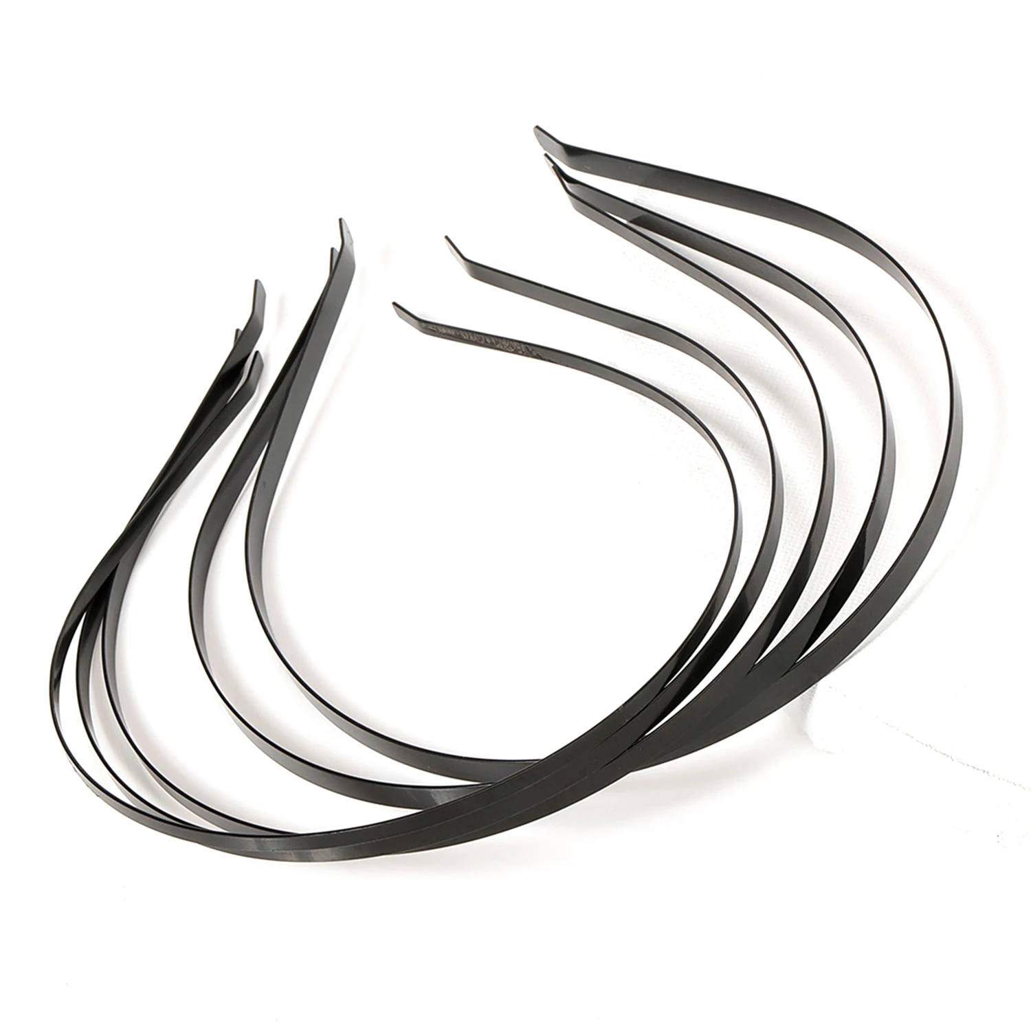 1pcs 3/4/5/6/7mm Width Metal Headband Base Steel Blank Smooth Hair Hoop DIY Hairband Plain Thin Bulk Headbands Jeweley