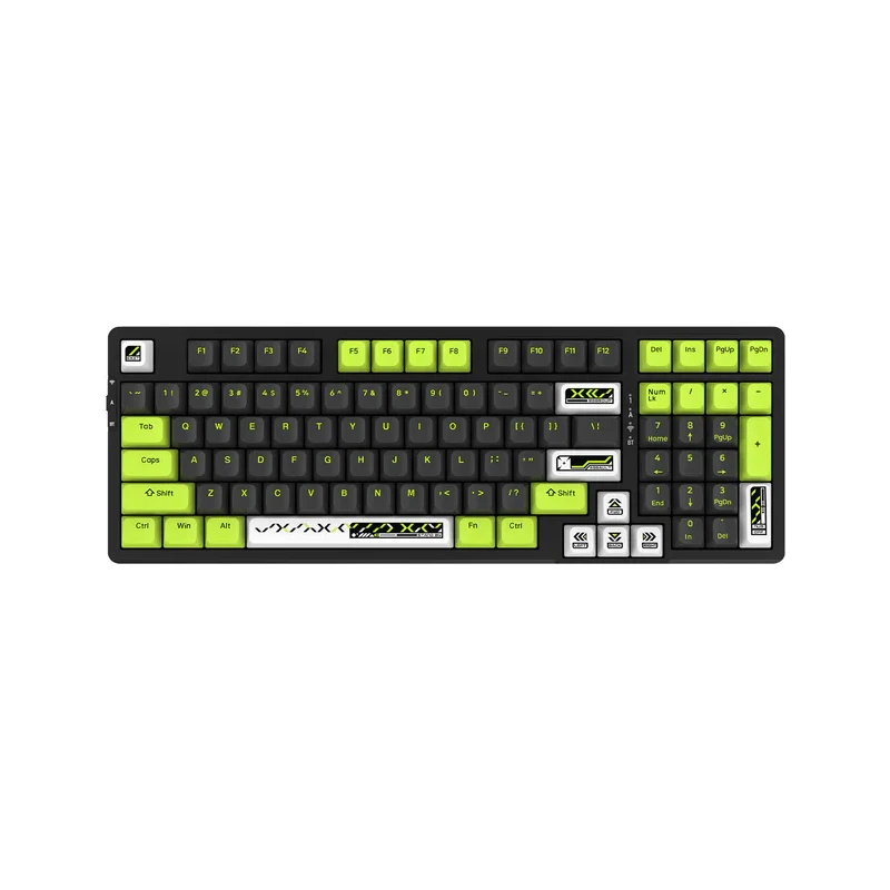 Teclado mecânico sem fio VGN V98 Pro V2 PBT RGB teclado para jogos de escritório