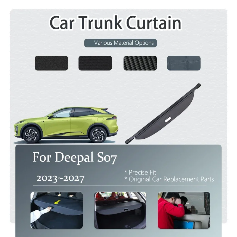 

Car Trunk Curtain For Deepal S07 S7 2023 2024 2025 2026 2027 Retractable Pad Cargo Cover Privacy Security Shade Auto Accessories