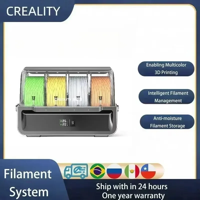 CREALITY CFS 4X Multi-Color Printing Add-On Kit Filament System Applicable To 3D Printer K2 PLUS / Creality Hi 3d Printer Parts