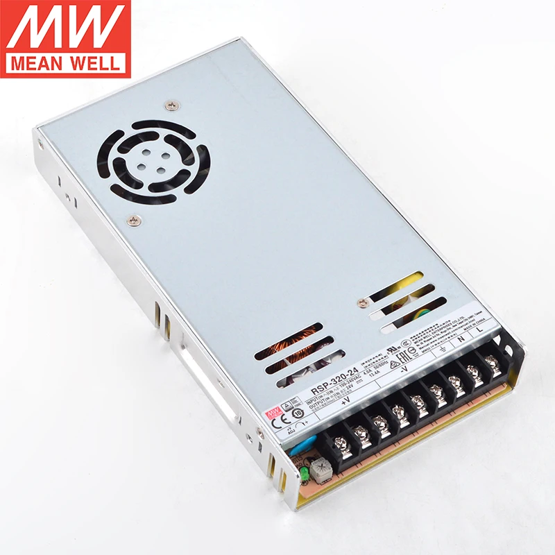 MEAN WELL RSP-320 Series 320W Single Output Power Supply With PFC Function RSP-320-3.3/5/7.5/12/15/24/27/36/48V