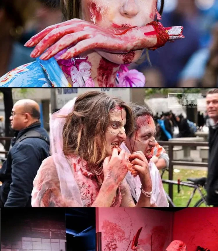 Abgetrennte Gliedmaßen Requisiten Halloween Blutige Requisiten Halloween Blutige Dekorationen Gefälschte Blutige Hand Falsche Hände Dekor Menschlicher Körper Dekorieren – Detail 2
