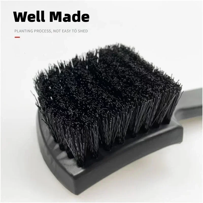 Car Tire Rim Brush Wheel Hub Cleaning Brushes Car Wheels Detailing Cleaning Accessories Black Tire Auto Washing Tool