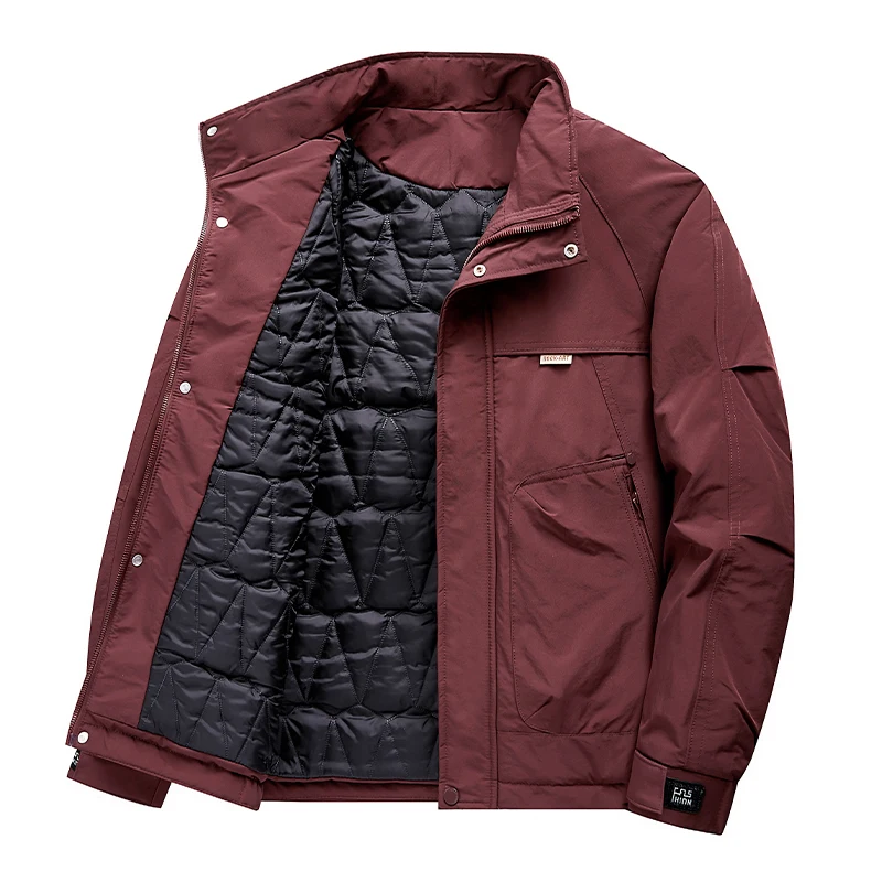 

Winter New Thicken Warm Jacket Men Hooded Parkas Coat Streetwear Jacket New Trend Fashion Outdoor Windproof Warm Jacket