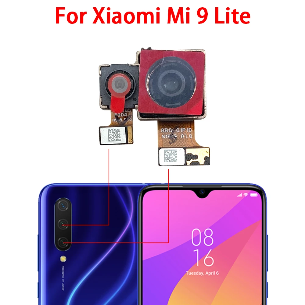 Front Rear Camera For Xiaomi Mi 12 11 10T Pro 9 Lite Back Main Small Front Facing Camera Module Flex Cable Repair Parts