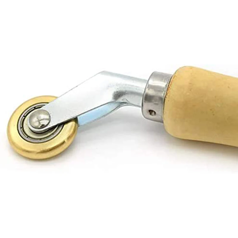 Single Ply Roofing Brass Penny Roller With Ball Bearing Vinyl Flooring Corner Seam PVC/TPO/EPDM Hot Air Plastic Welder Tool