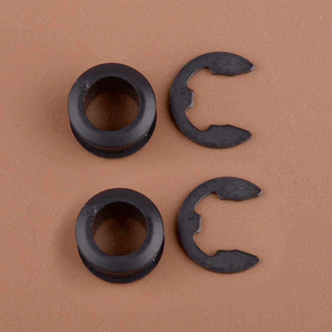 2 Sets Black Automatic Transmision Shift Cable Bushing Kit 33820-02370B Fit for Toyota Corolla Matrix 2003-2005 2006 2007 2008