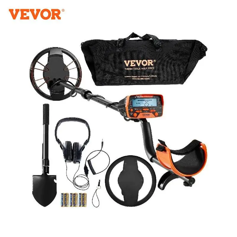 

VEVOR Metal Detector for Adults & Kids with LCD Display 7 Modes DSP Chip Higher Accuracy Gold Detector 10'' Detection Depth