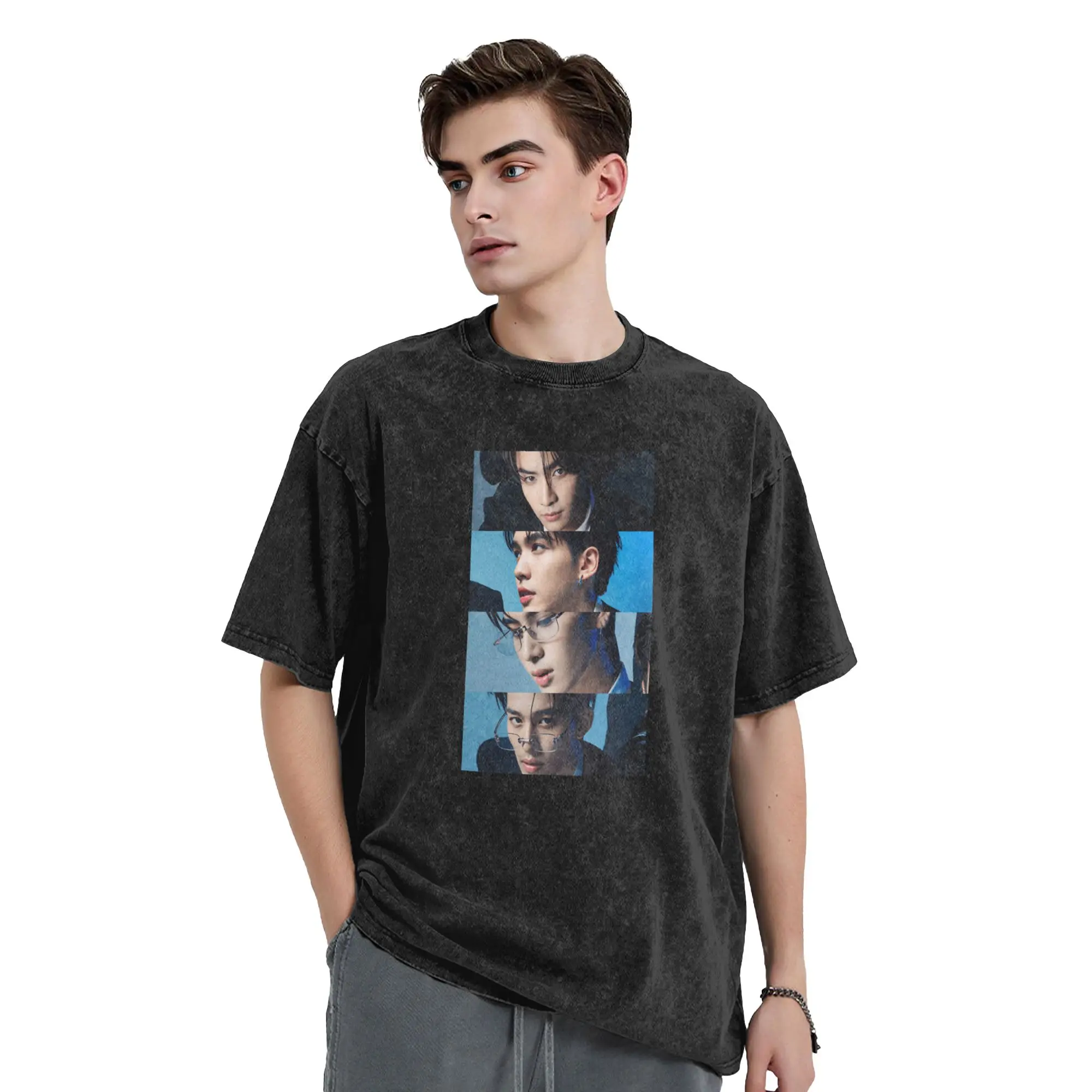 Men Thai BL Drama Featuring GMMTV Characters JASPER T Shirts  Tops Summer Streetwear Short Sleeve Casual Tshirt Dropshipping