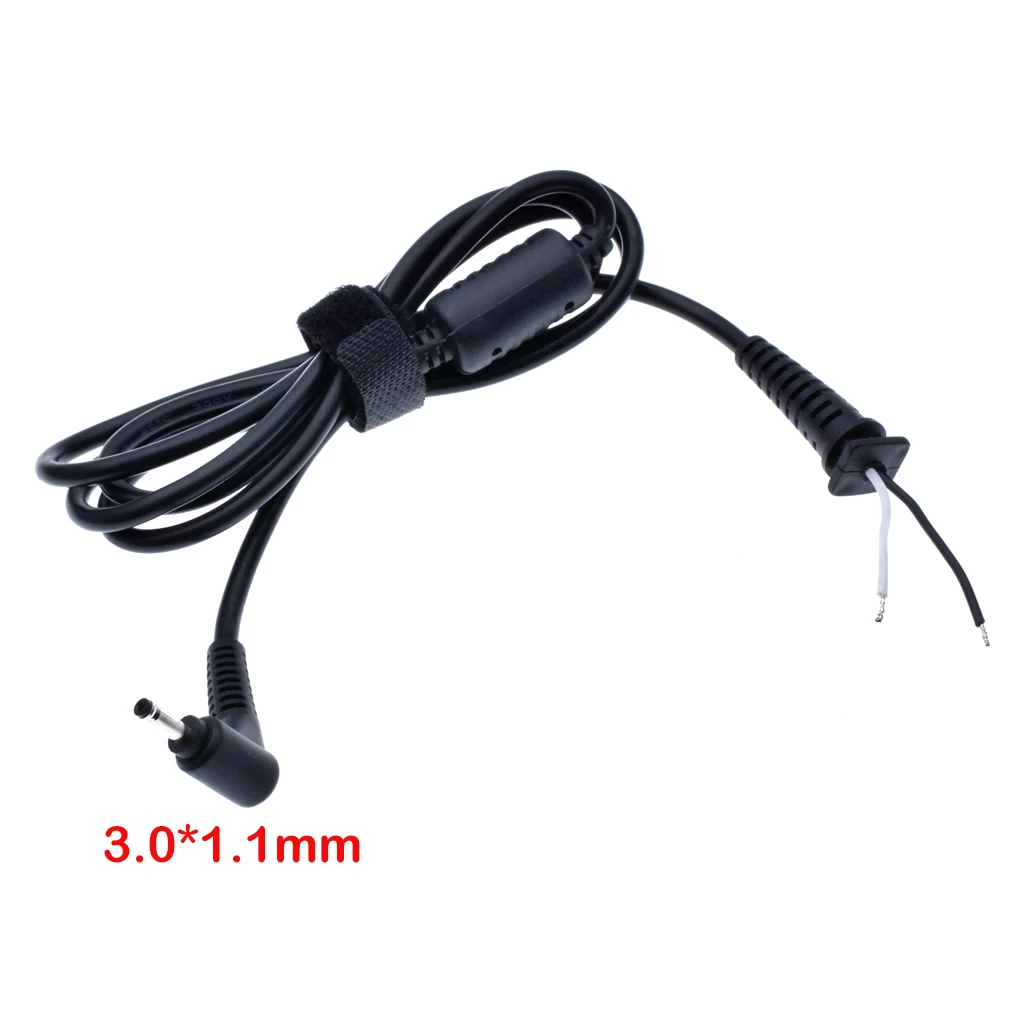 1pcs DC 3.0*1.1 Jack 3.0 x 1.1mm Power Supply Plug Connector With Cord / Cable For Asus For Samsung Charger Ultrabook Adapter