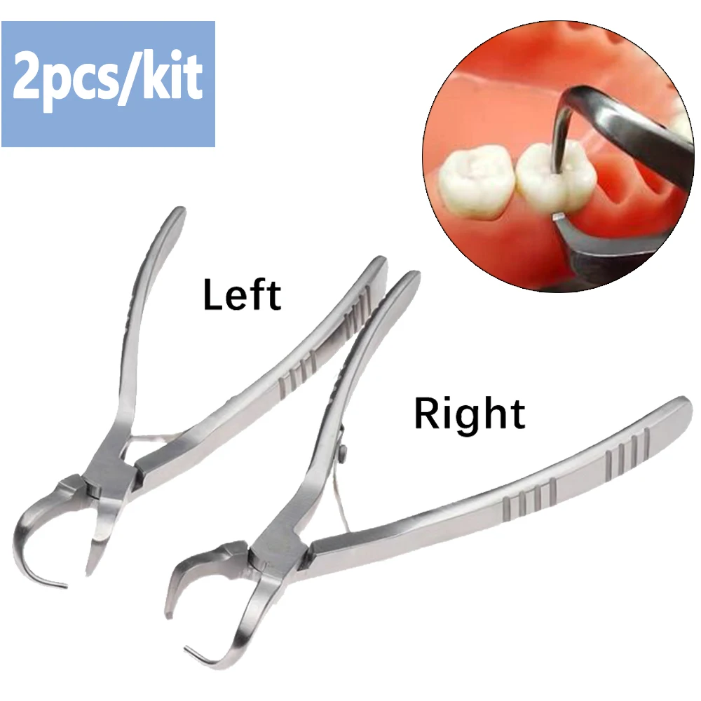 

Dental 2 pcs Dental Crown Extractor Forcep Plier High Quality Forcep Crown Remover Extractor Dental Teeth Extraction Plier